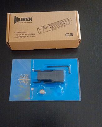 Torcia Wuben C3 e laser verde