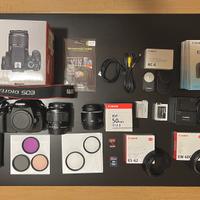 Canon 600D EF-S18-55 IS II Kit + 50mm + accessori