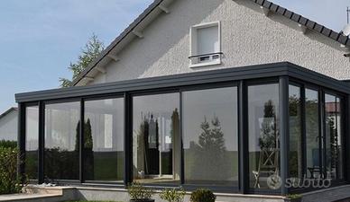 veranda in alluminio 