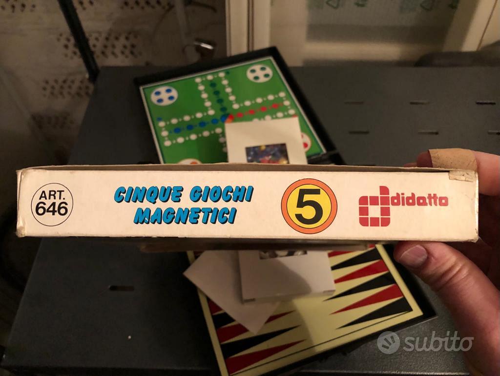 DIDATTO 646 cinque giochi magnetici vintage anni80 - Tutto per i bambini In  vendita a Bologna