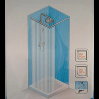 Bastone reggi tenda per doccia angolare