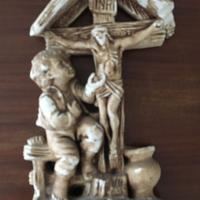 Statuetta antica "Marcellino pane e vino"