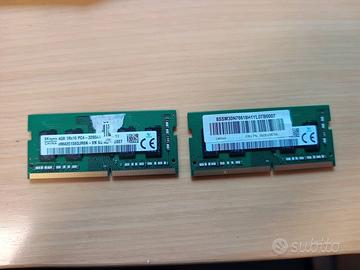 Ram PC 2x4 Gb So-dimm Ddr4-2400