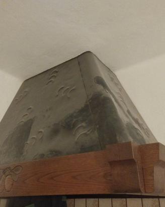 Cappa aspiranten artigianale in rame