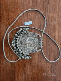 Collana in argento del Rajastan