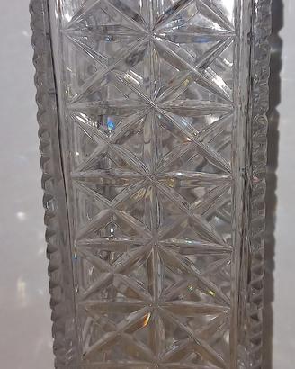 vaso in cristallo di Boemia vintage
