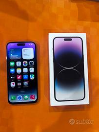 iPhone 14 Pro Max completo di scatola e cavo
