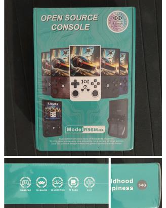 Console portatile R36Max + card 64gb - Nuova