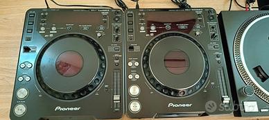 Lettori Pioneer CDJ 1000 mk3 + Giradischi Reloop