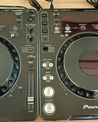 Lettori Pioneer CDJ 1000 mk3 + Giradischi Reloop