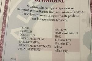 ALFA ROMEO Alfetta - 1975