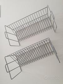 2 rack porta CD in metallo