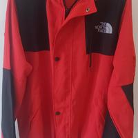 The North Face giacca uomo rossa e nera