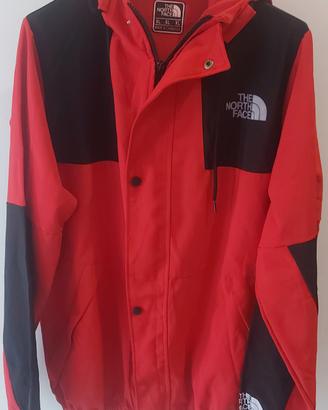 The North Face giacca uomo rossa e nera