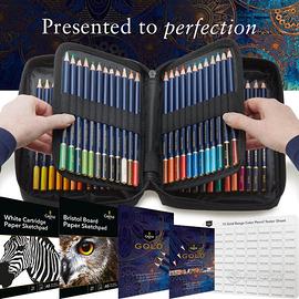 Castle Art Supplies Set di 72 Matite Colorate di Q