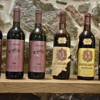 Bottiglie vino piene vintage da collezione lotto