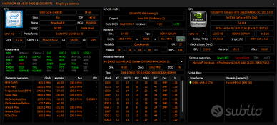 Intel I7, Corsair Dominator, Gigabyte Gaming