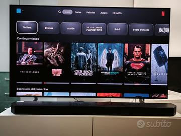 Samsung OLED 55” + Soundbar Samsung + Subwoofer – 