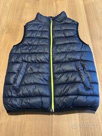 Piumino senza maniche 7-8 anni