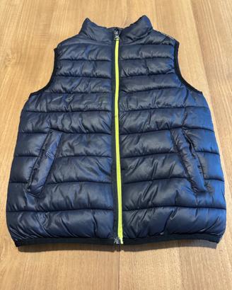 Piumino senza maniche 7-8 anni