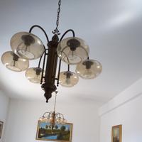 Lampadari coppia a sei luci