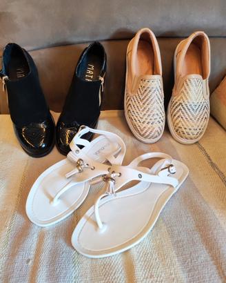 lotto 3 paia di scarpe numero37