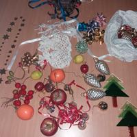 albero natale da tavola e addobbi vari