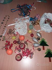 albero natale da tavola e addobbi vari