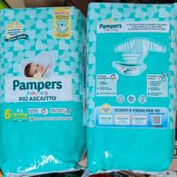 2 confezioni di Pampers Baby-dry 6 XL 