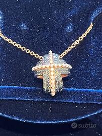 girocollo croce Lucrezia oro rosa 18KT