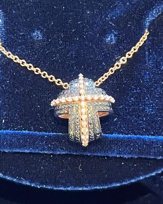 girocollo croce Lucrezia oro rosa 18KT