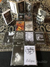 Black metal audiocassette demotapes