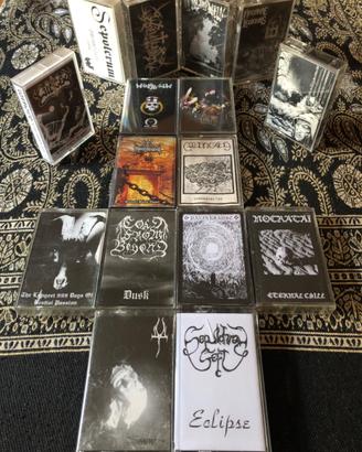Black metal audiocassette demotapes