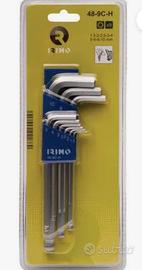 SET 9 CHIAVI A BRUGOLA SFERA MM *NUOVO SIGILLATO*