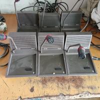 6 microfoni vintage della Philips.