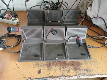 6 microfoni vintage della Philips.