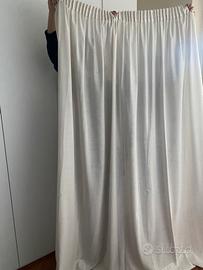 Tenda lino/cotone per finestra bagno