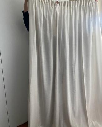 Tenda lino/cotone per finestra bagno