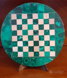 Scacchiera in Malachite anni'50 
