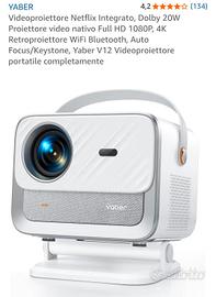 Proiettore videoproiettore portatile Yaber V12