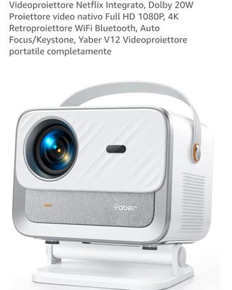 Proiettore videoproiettore portatile Yaber V12