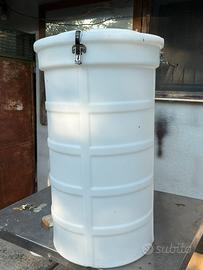 Bidone bianco da 50L