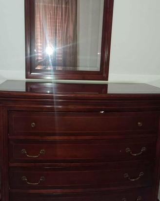 Letto con Trittico e specchio