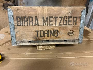 Cassetta legno Birra Metzger
