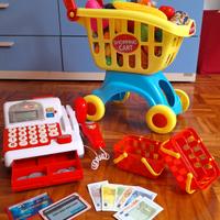 cassa gioco e carrello spesa
