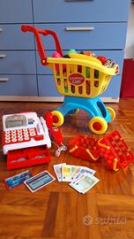 cassa gioco e carrello spesa