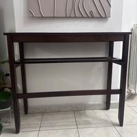 Consolle di legno noce