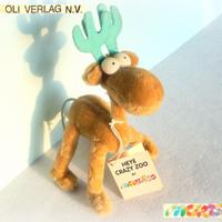 MORDILLO VINTAGE Peluche RENNA ALCE CERVO Natale