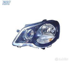 FANALE SINISTRO VOLKSWAGEN VW POLO VI 05-09 NERO