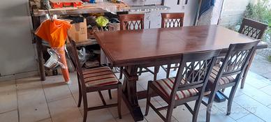 tavolo in legno misura 180 centimetri 